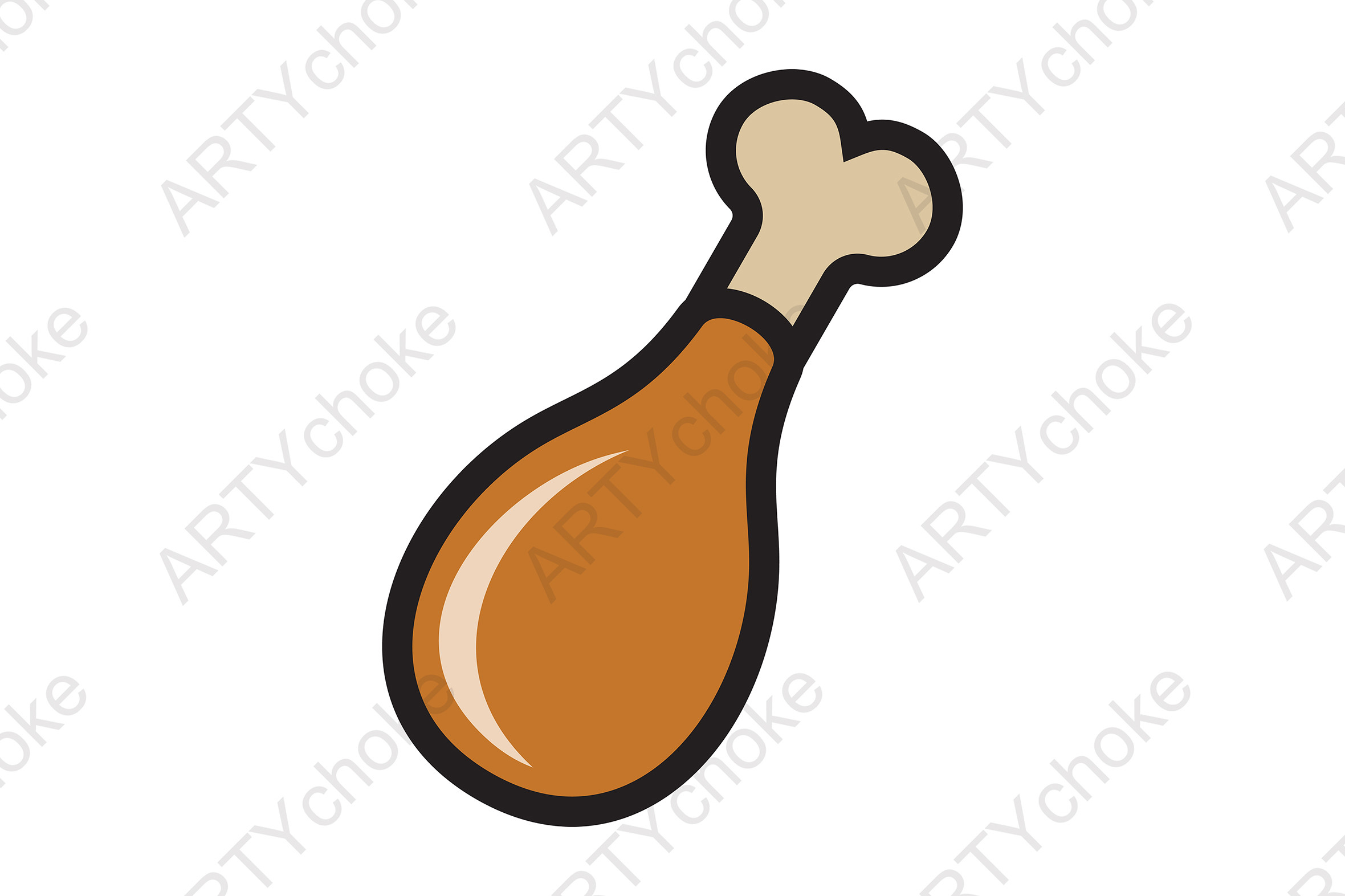 Turkey Leg Svg File Ready For Cricut