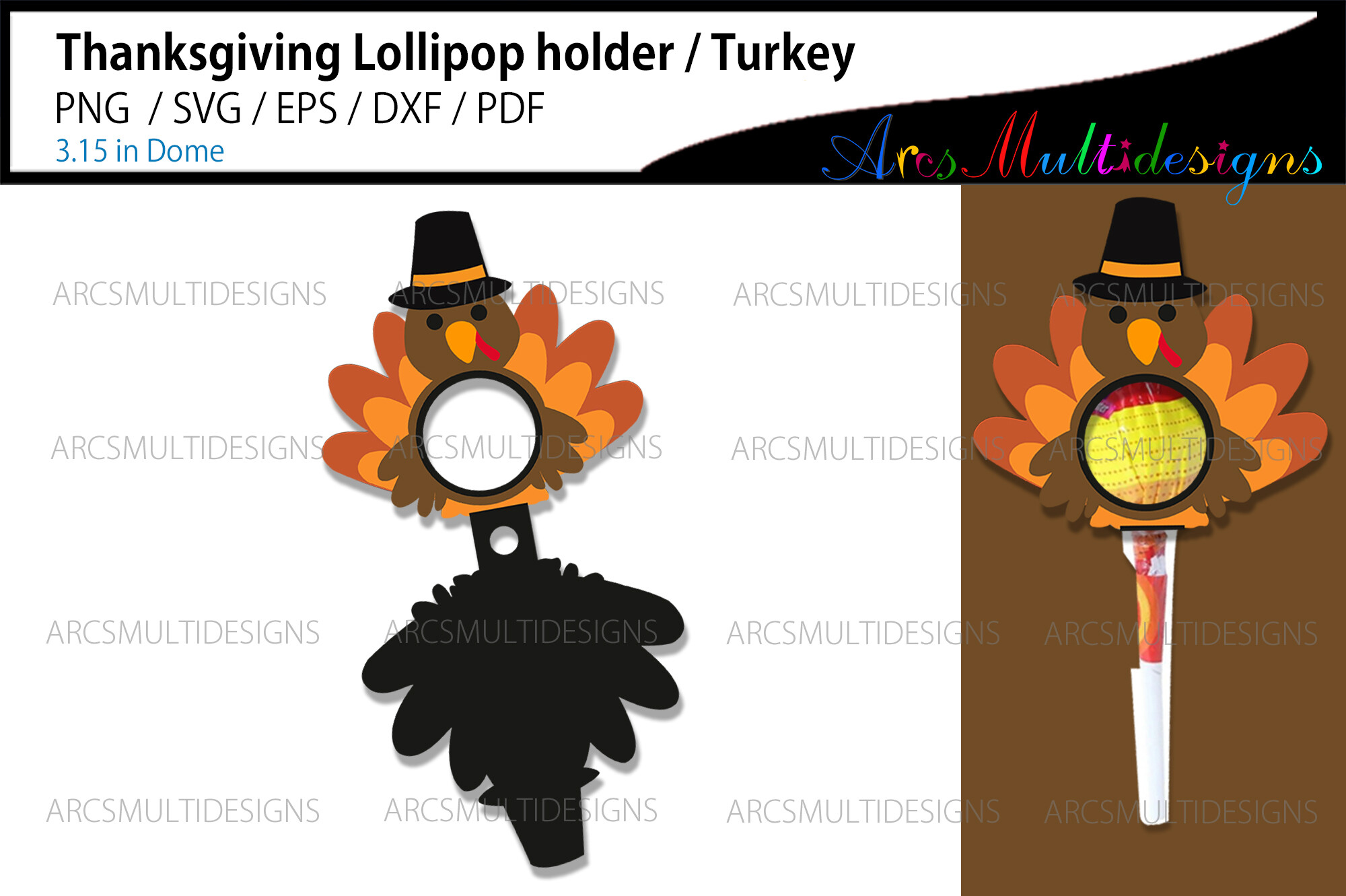 Turkey Lollipop Holder