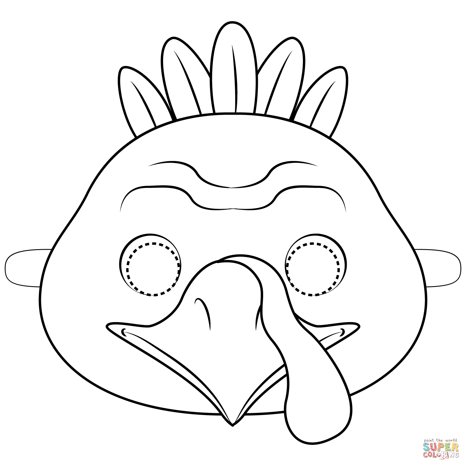 Turkey Mask Turkey Mask