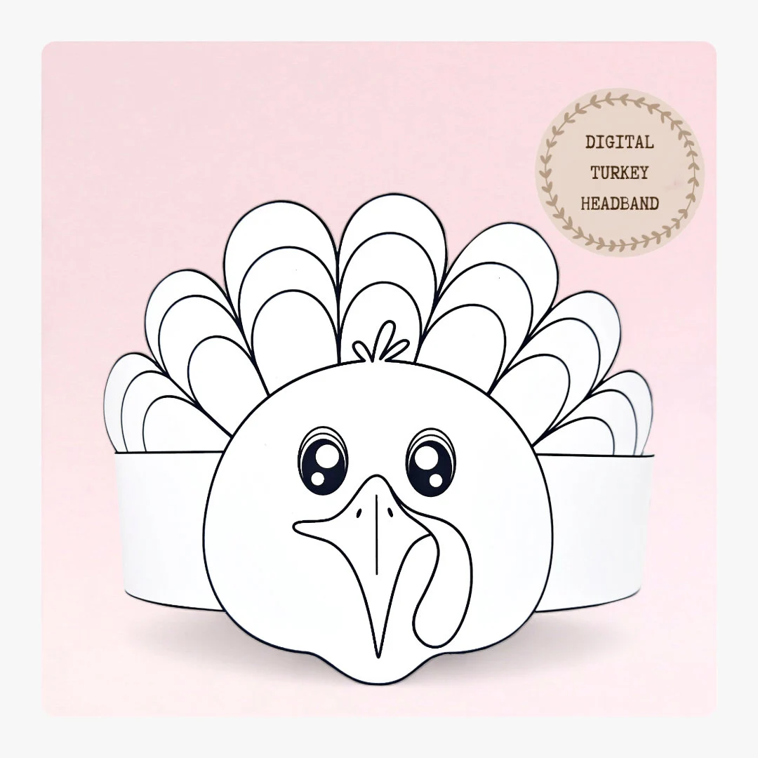free printable turkey headband template free printable turkey headband template