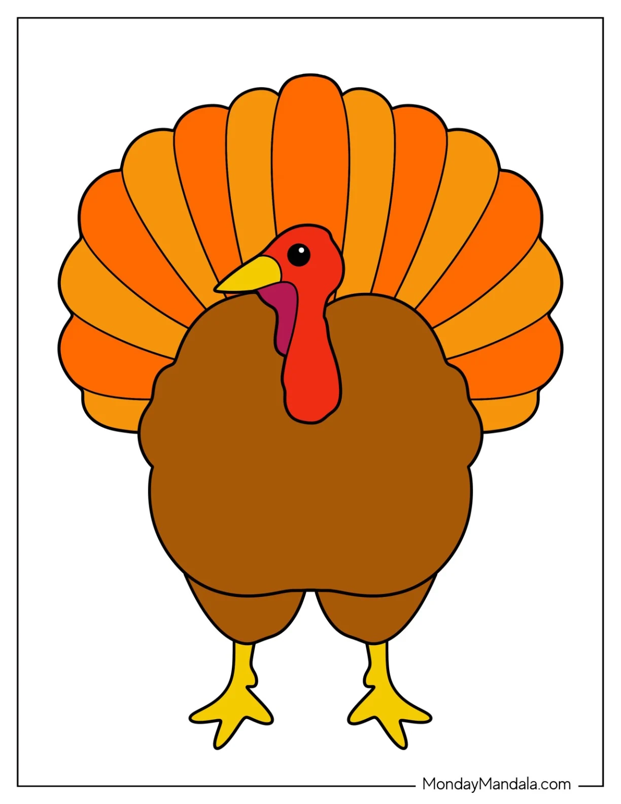 big turkey template