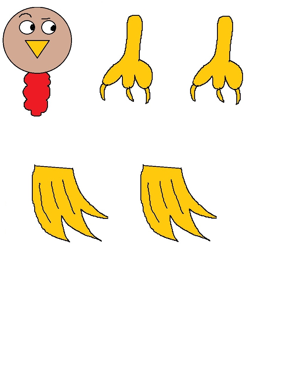 turkey feet craft template turkey feet craft template