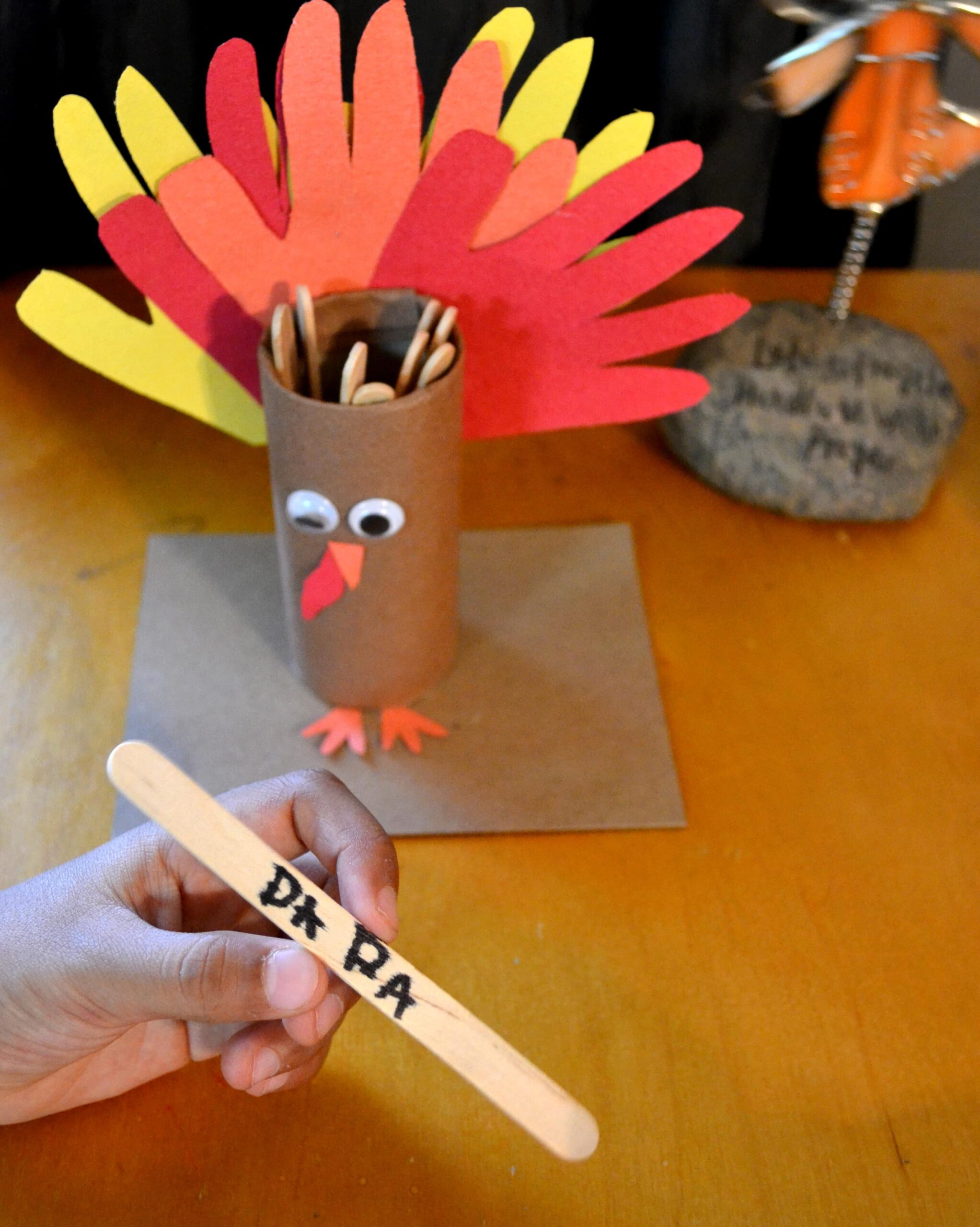 toilet paper turkey template