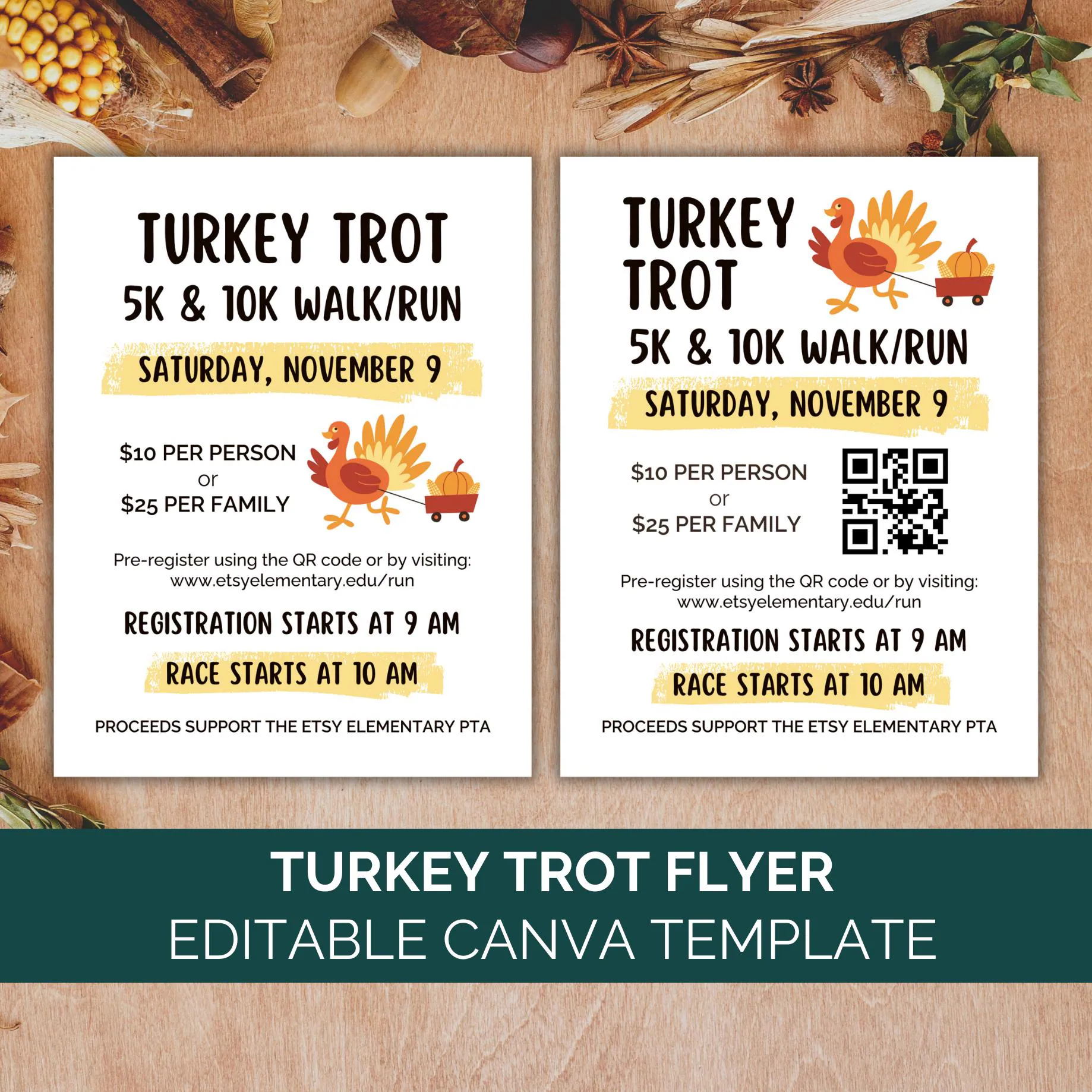 turkey trot template turkey trot template