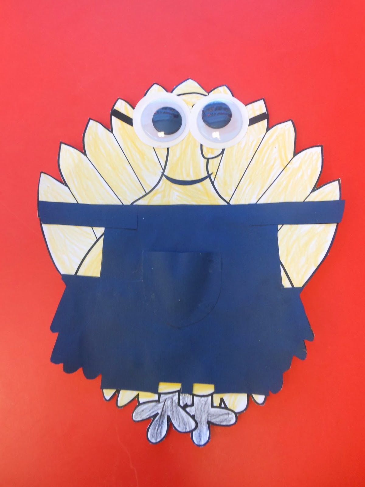 minion turkey disguise template minion turkey disguise template