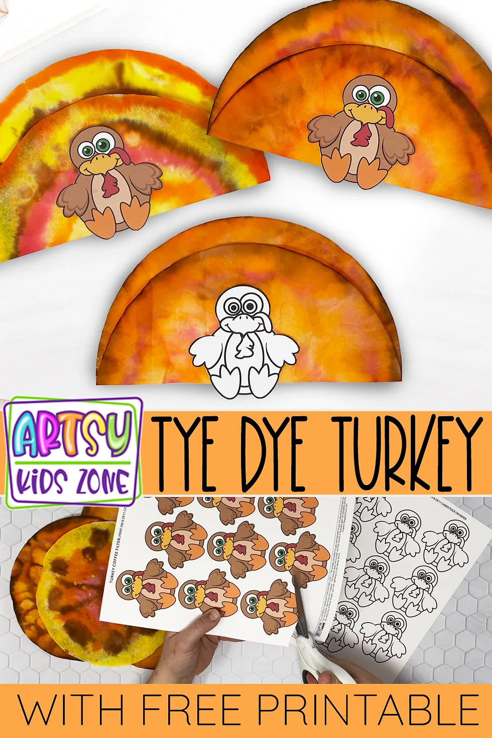 Tye Dye Coffee Filter Turkey