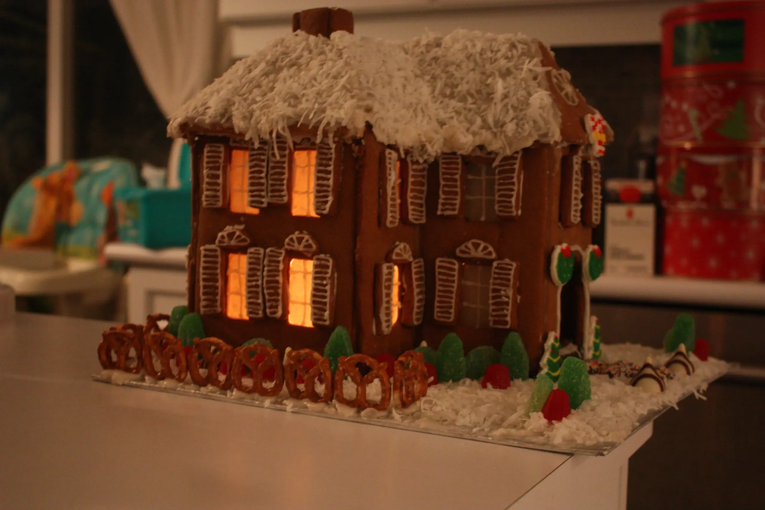 Victorian Gingerbread House Template