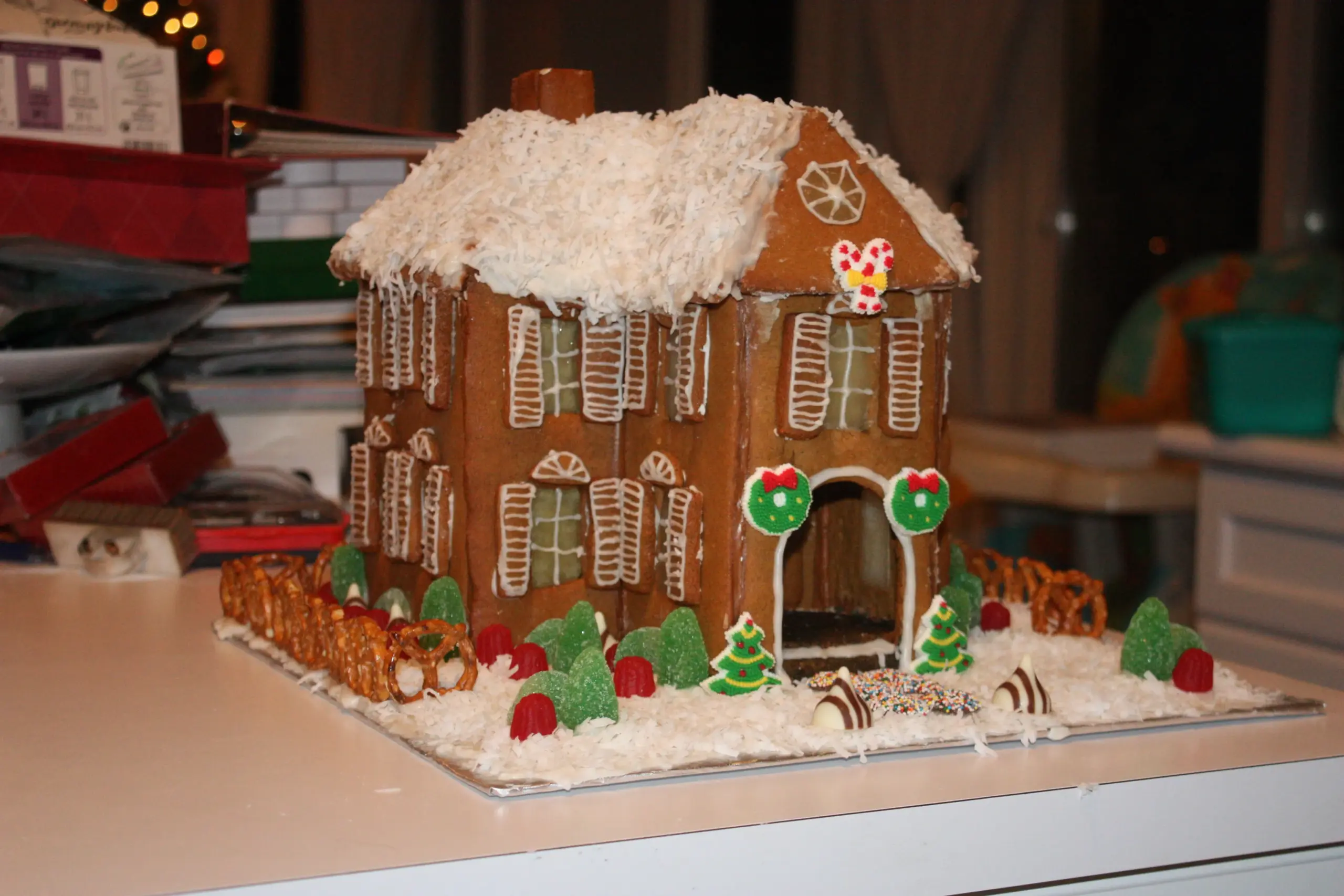 Victorian Gingerbread House Template