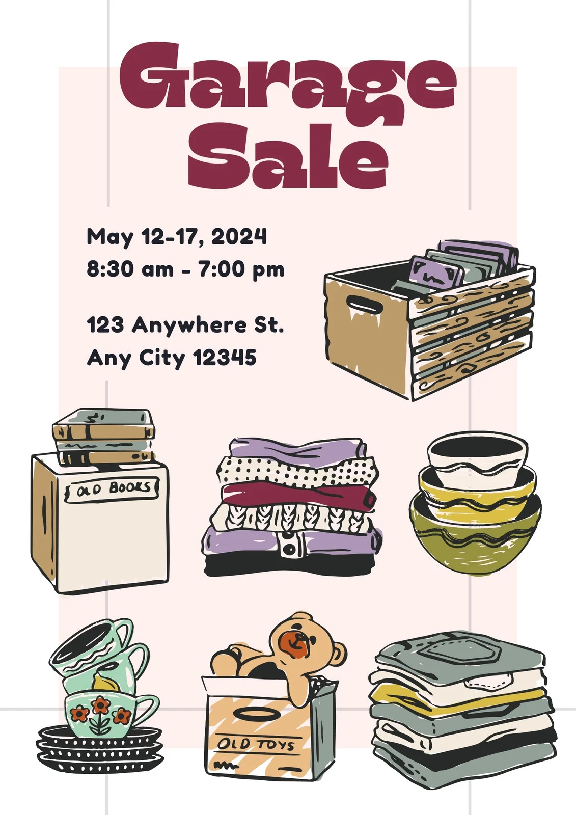 free printable yard sale flyer templates free printable yard sale flyer templates